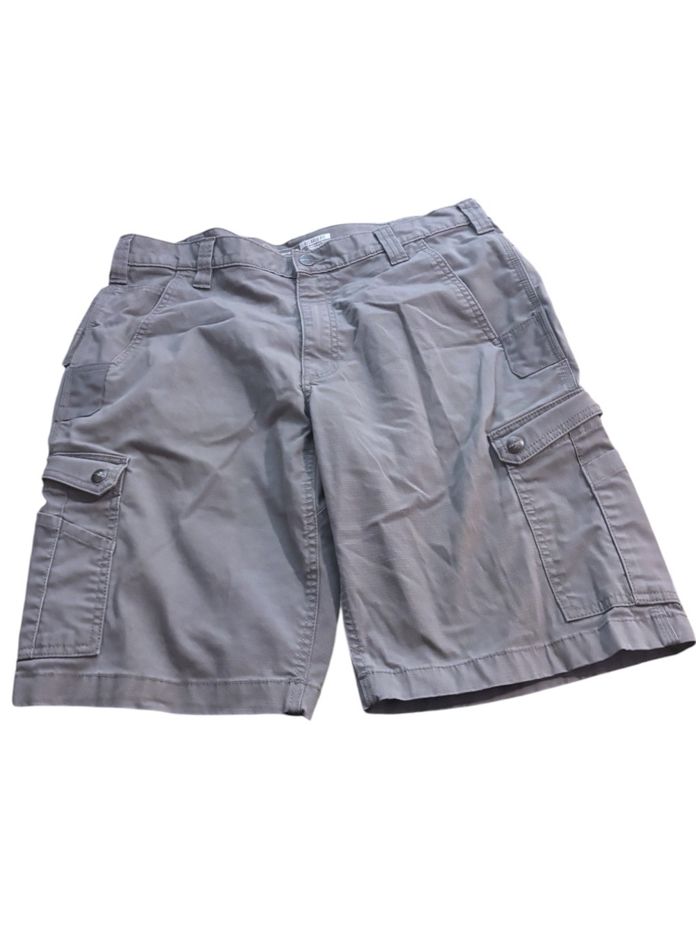 Carhartt Grey Relaxed Rugged Flex Ripstop Cargo Shorts